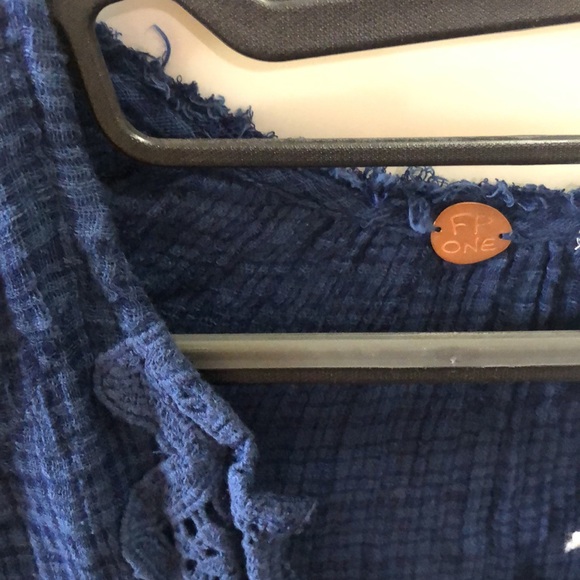 Free People FP ONE beach cover up mini dress XS NWT - Picture 7 of 9